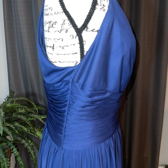🔥Bundle Deal -Two Mesh Cross Waist Two Bridesmaids Dresses in Navy Blue NWT - Picture 15 of 16